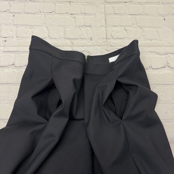 Tracy Reese Women Capri Cropped Wide Leg Pants Size 6 Black C024 -10 - Picture 13 of 16